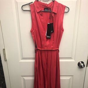 ONLY Chique Pink High-Low Dress